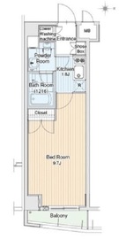 グランハイツ東新宿 321 間取り図