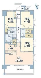 ザ・パークハウス横浜上永谷 2階 間取り図