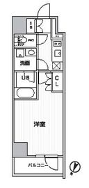シーズンフラッツ新大塚 204 間取り図