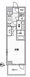 シーズンフラッツ新大塚 801 間取り図
