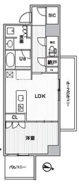 シーズンフラッツ新大塚 802 間取り図