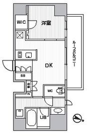シーズンフラッツ新大塚 803 間取り図