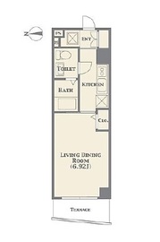 プロシード都立大学2 207 間取り図