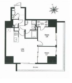 ステイシス町屋 1305 間取り図