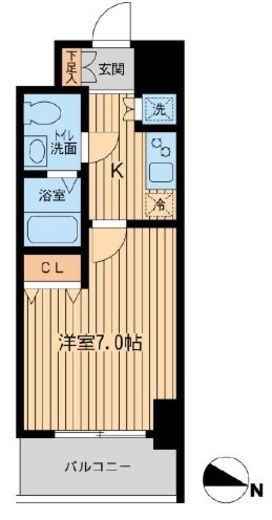 KDXレジデンス立川 701 間取り図