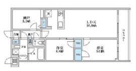 S-RESIDENCE富士見ヶ丘afford (エスレジデンスフジミガオカアフォード) 305 間取り図