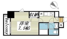 メゾン・ド・ヴィレ日本橋浜町 5階 間取り図