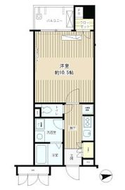 ボヌール麻布十番 302 間取り図