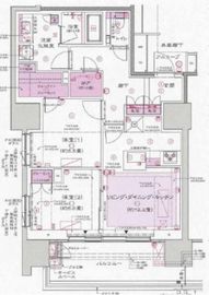 プラウド渋谷本町 9階 間取り図