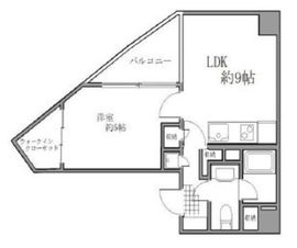 プレール・ドゥーク日本橋リバーサイド 12階 間取り図