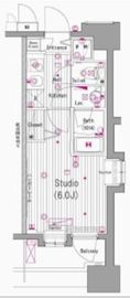 グランド・ガーラ横濱元町 8階 間取り図