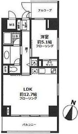 ロジュマン湘南 12階 間取り図