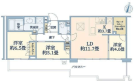 パークホームズ横濱松ヶ丘 4階 間取り図