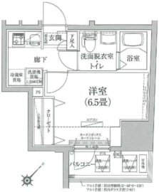 ルフレプレミアム川崎 12階 間取り図
