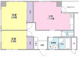 315白金台 701 間取り図