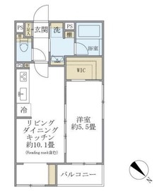 COMPOSITE大井町HILLTOP 201 間取り図