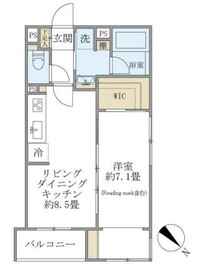 COMPOSITE大井町HILLTOP 301 間取り図