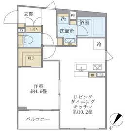 COMPOSITE大井町HILLTOP 104 間取り図