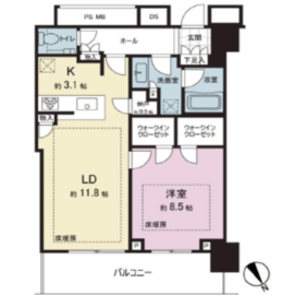 THE TOWER JUJO (ザ・タワー十条) 17階 間取り図