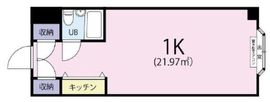 赤坂ベルゴ 9階 間取り図