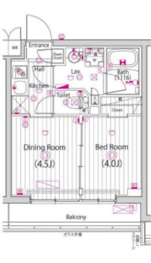 ガーラ練馬グランドステージ 4階 間取り図