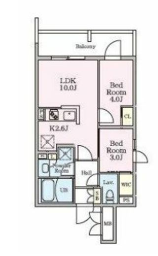 リビオメゾン大岡山 504 間取り図
