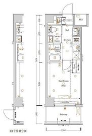 Log横浜伊勢町 (ログ横浜伊勢町) 2階 間取り図