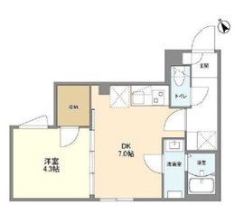 ウェルスクエア南長崎 101 間取り図