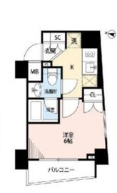 プレール・ドゥーク横濱紅葉坂 6階 間取り図