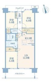 ローレルコート練馬新桜台 4階 間取り図