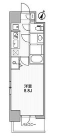 ROOTs Yokohama Yoshinocho (ルーツ横浜吉野町) 201 間取り図