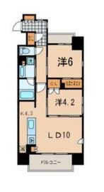 アトラス三軒茶屋 11階 間取り図