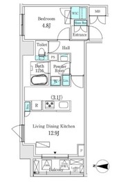 ASMACI MAISON両国Ⅰ (アスマチメゾン両国Ⅰ) 203 間取り図