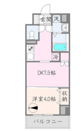 デュオステージ大塚 2階 間取り図