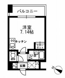 レジディア三越前 503 間取り図