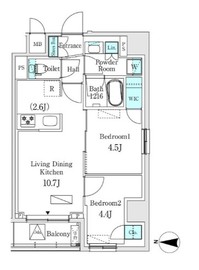 ASMACI MAISON両国Ⅰ (アスマチメゾン両国Ⅰ) 205 間取り図
