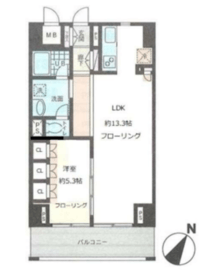 ロジュマン湘南 6階 間取り図