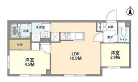 ウェルスクエア森下 403 間取り図