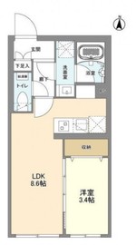 ウェルスクエア森下Ⅱ 302 間取り図