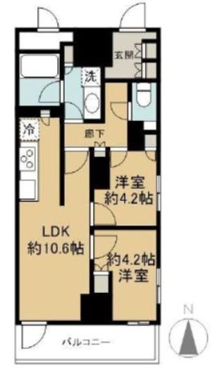 パークホームズ東陽町 1階 間取り図