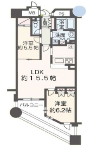 ビーズタワー橋本E棟 28階 間取り図