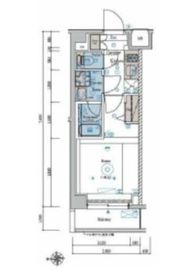 SYFORME YOKOHAMA-SAKURAGICHO (シーフォルム横濱桜木町) 4階 間取り図