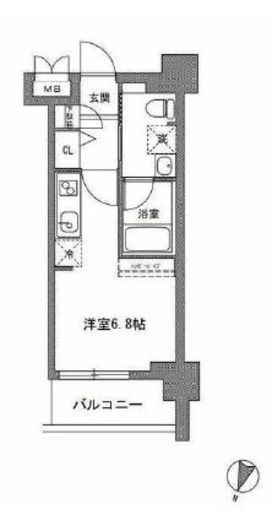 TLRレジデンス川崎大師 602 間取り図