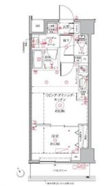 クレイシア門前仲町ザ・レジデンス 4階 間取り図