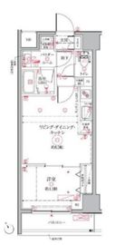 クレイシア門前仲町ザ・レジデンス 1階 間取り図