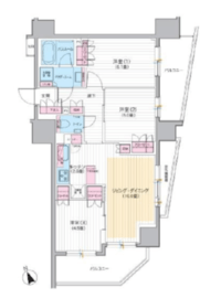 パレステージ上野 11階 間取り図