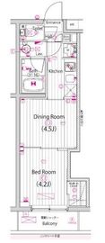 ガーラ・グランディ元住吉 1階 間取り図