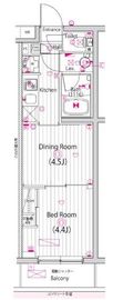 ガーラ・グランディ元住吉 1階 間取り図