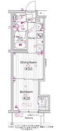 ガーラ・グランディ元住吉 2階 間取り図
