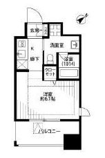 ベルファース水天宮前 701 間取り図